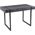 Black Engineered Wood Writing Desk O32542
