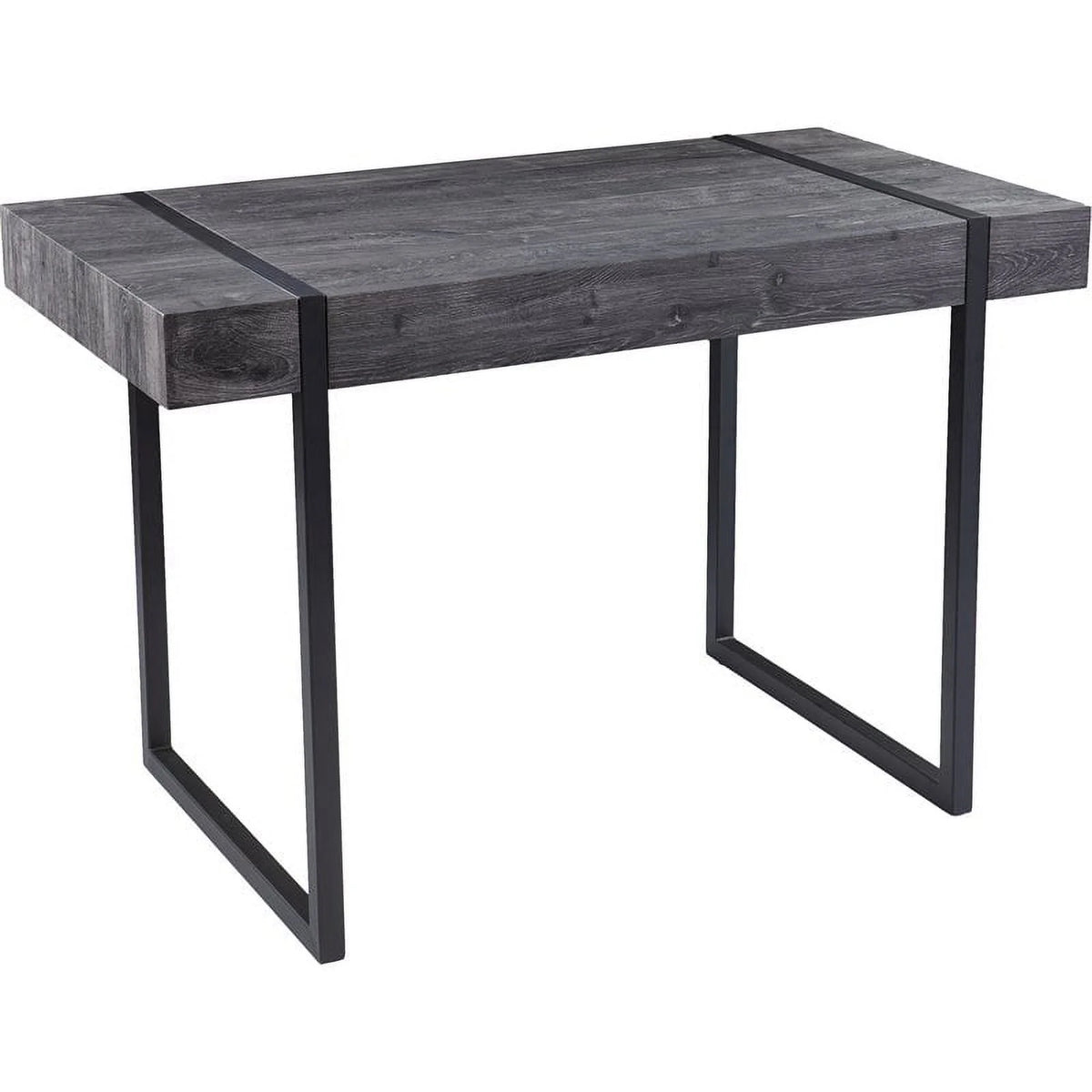 Black Engineered Wood Writing Desk O32542