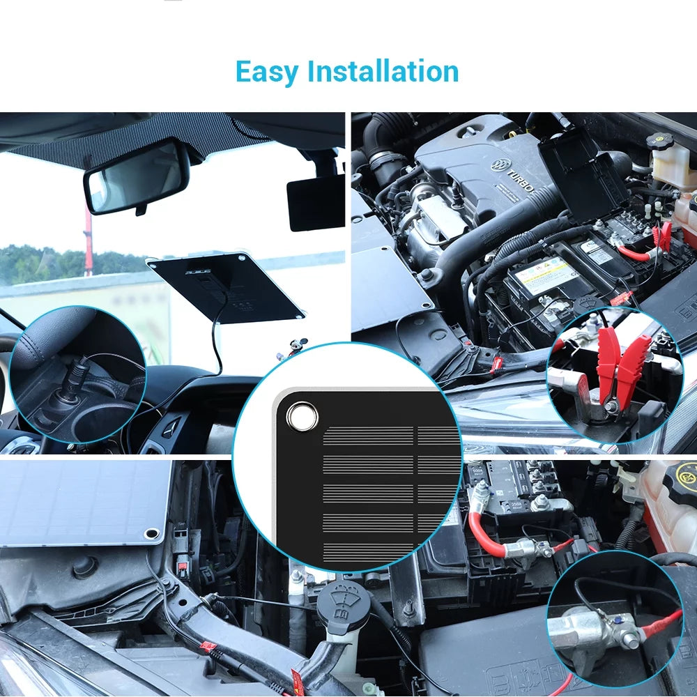 5W Solar Battery Charger and Maintainer Z8416