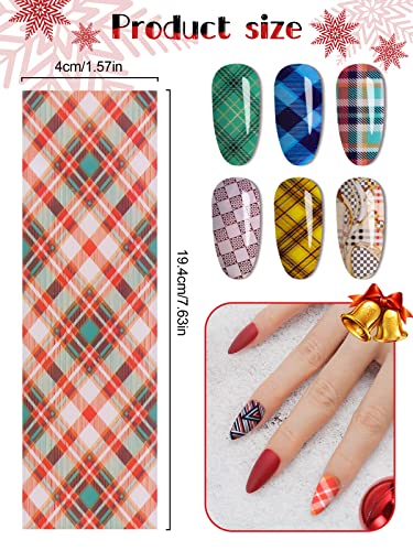 100 Sheets Christmas Nail Foil Transfer Stickers L532588