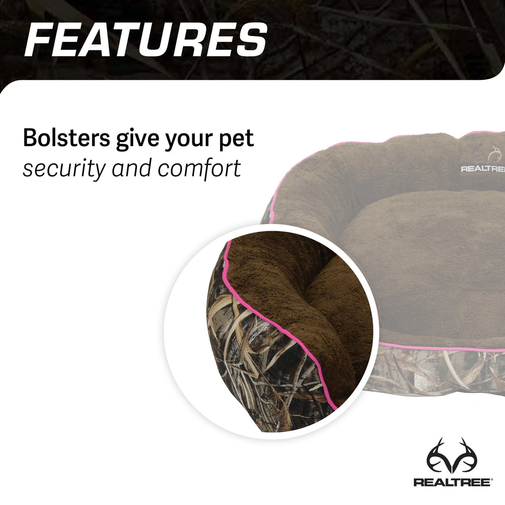 Camo Bolster Bed A349