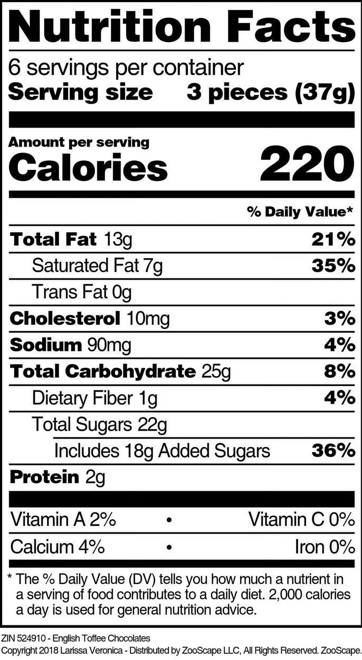 English Toffee Chocolates 8 oz 2-Pack T3352