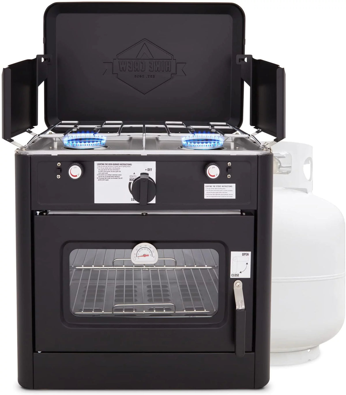 Outdoor Gas Camping Stove with 2 Burners B224062