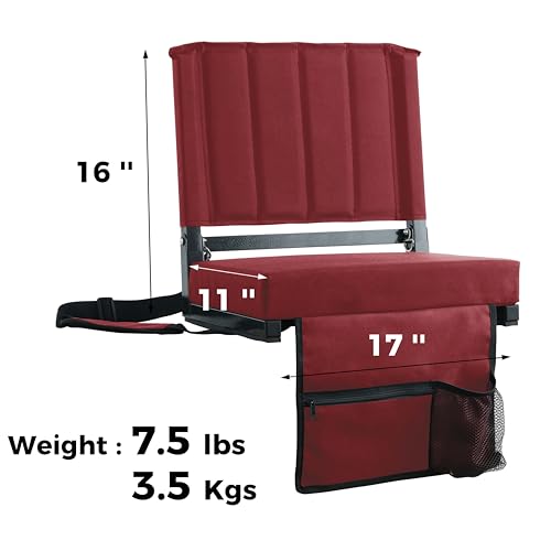 Stadium Seats with Back Support and Cushion P7366
