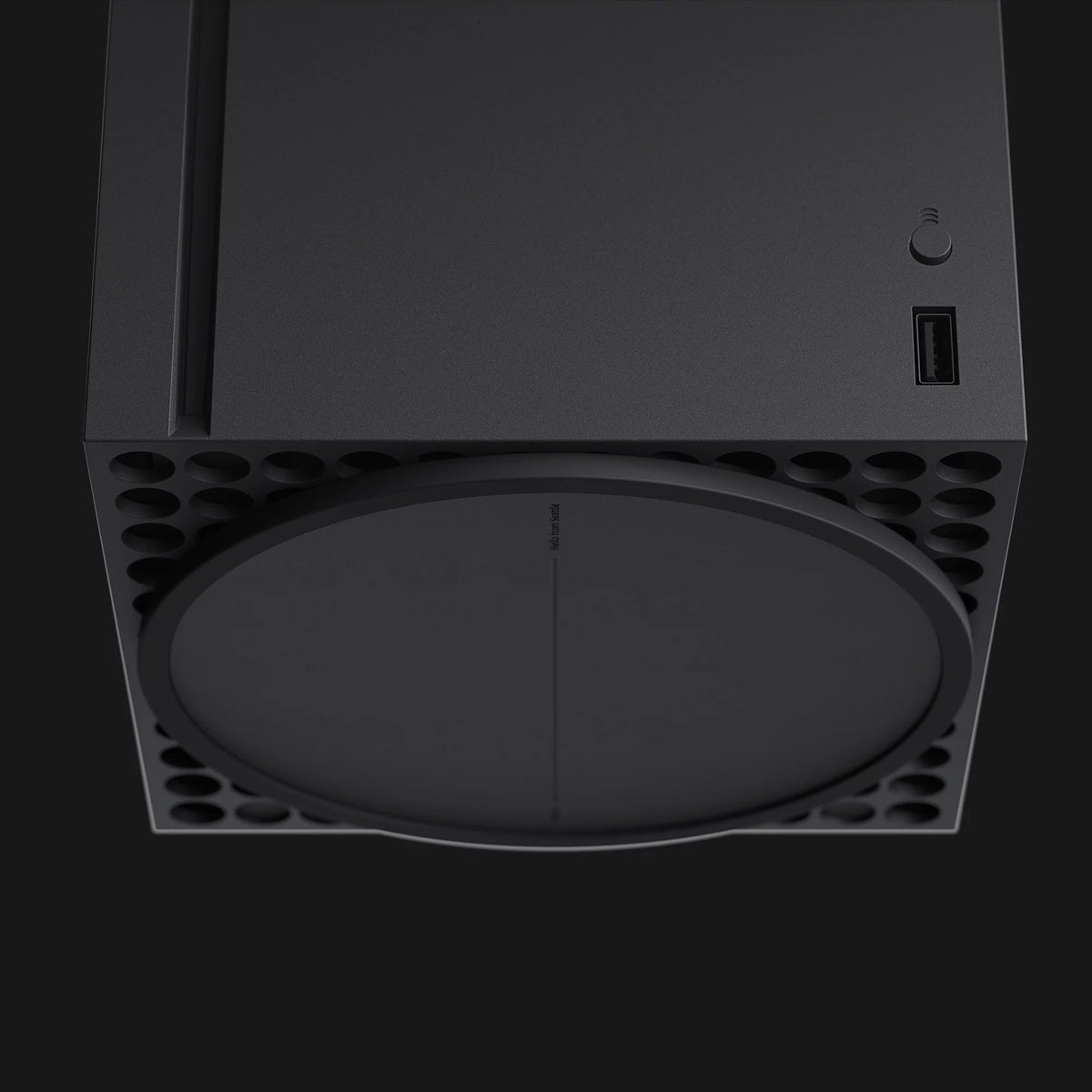 Black Video Game Console B59672