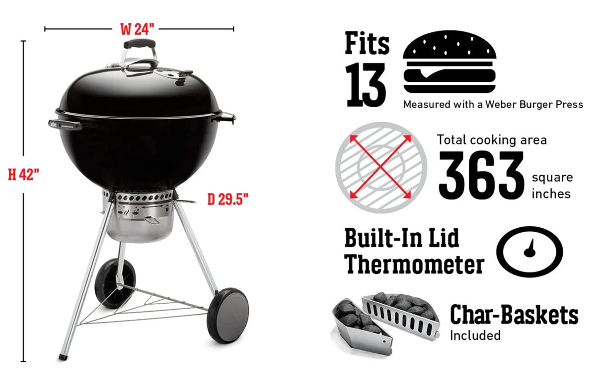 22 in. Charcoal Grill Q32916