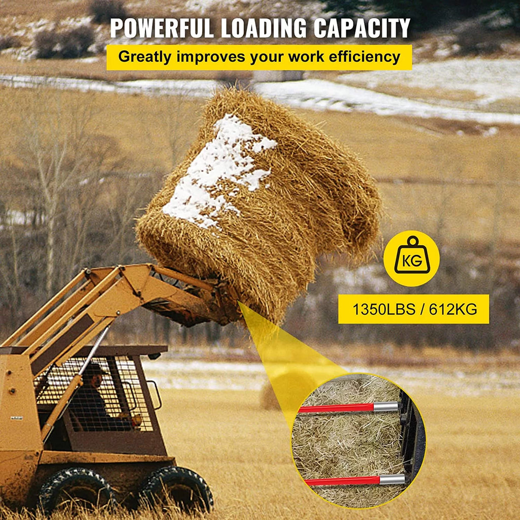 32" 1350lb Capacity Square Hay Bale Spear W88151