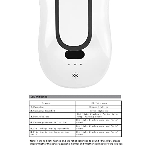 Window Cleaning Robot Vacuum with Ultrasonic Water Spray and Remote Control D5418