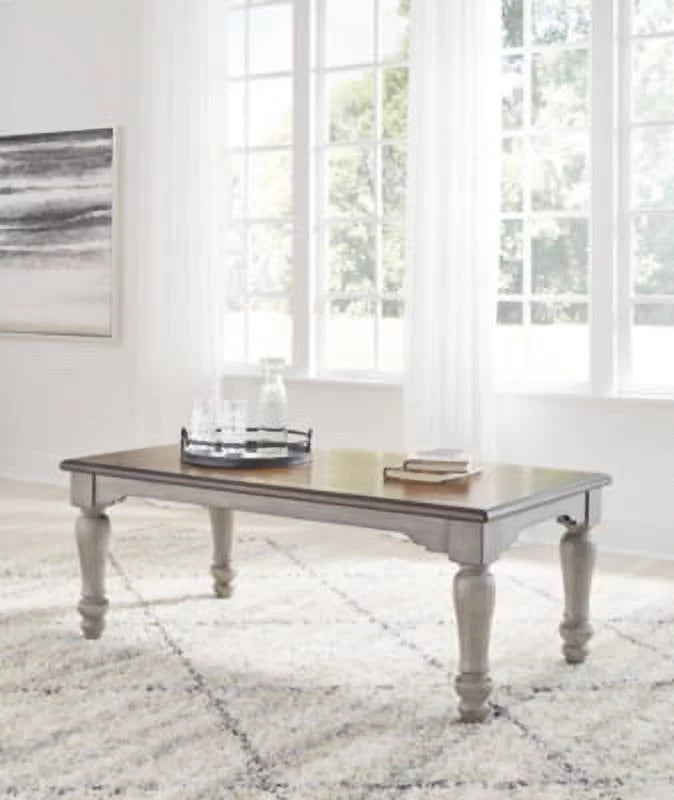 Antique Gray Brown Coffee Table G156