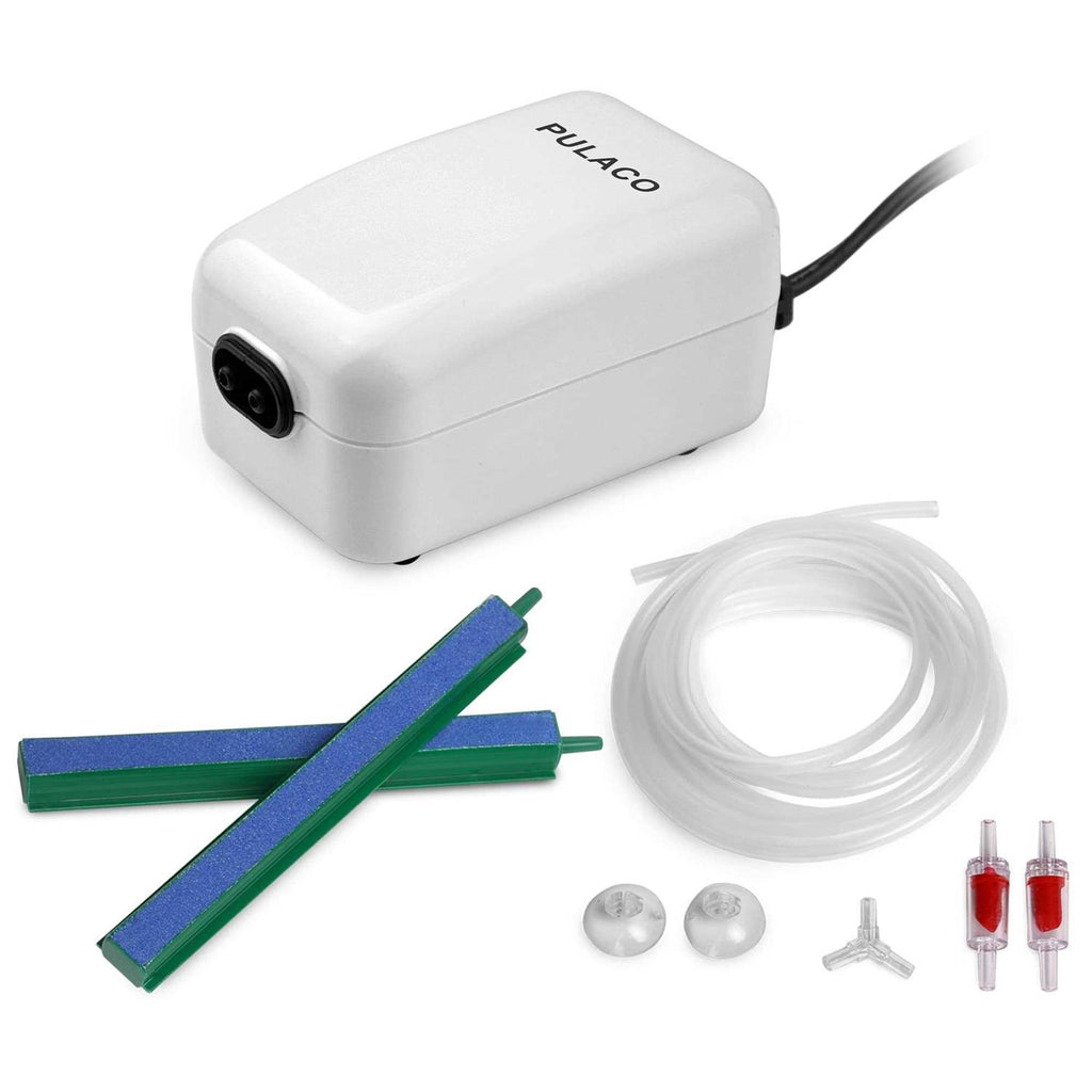 Ultra Quiet Aquarium Air Pump Dual Outlet Fish Tank Aerator Pump A130