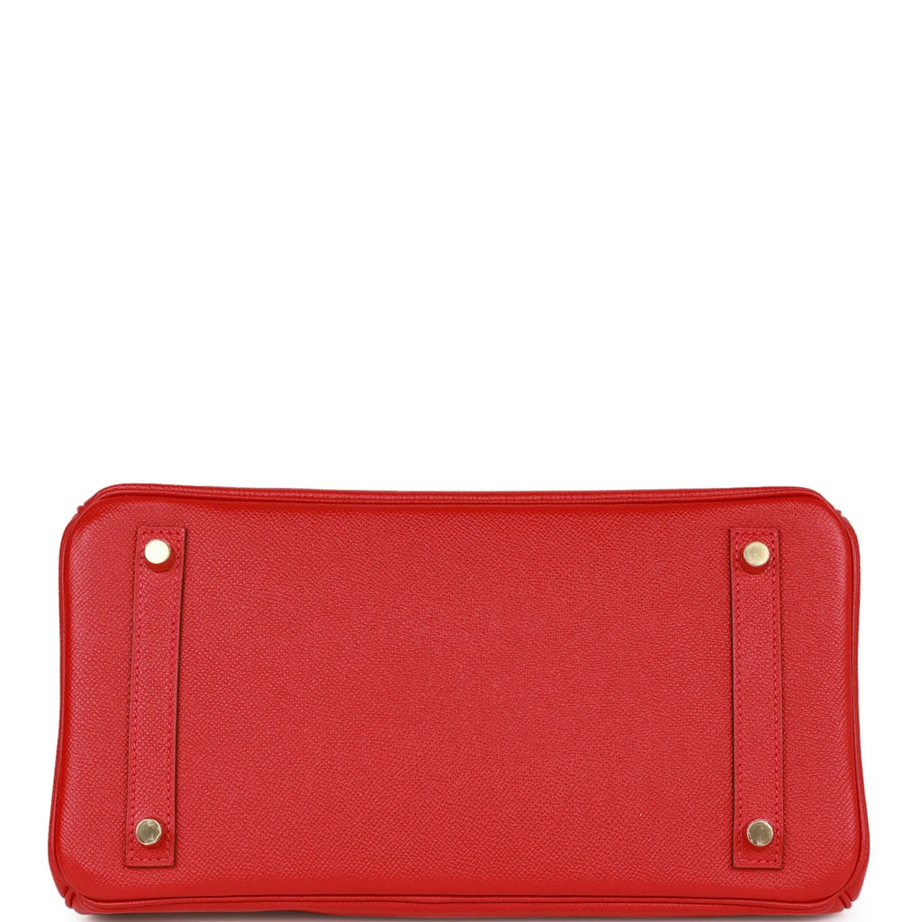 Birkin 30 Rouge Casaque Epsom Gold Hardware U72240