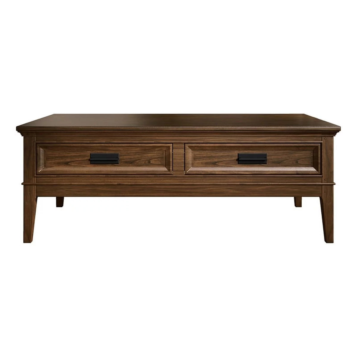 Brown Cherry 2 Drawer Wood Coffee Table F562689