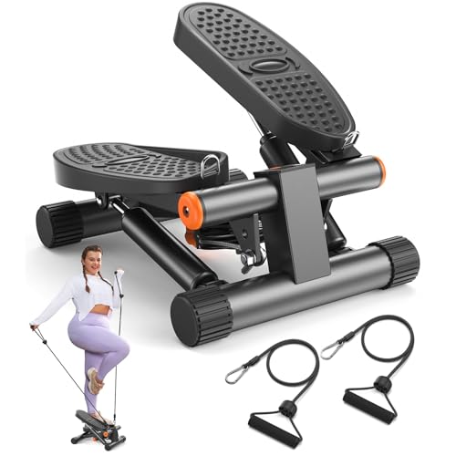 Mini Stepper with Resistance Bands and LCD Monitor K1408