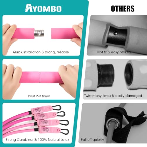 Pilates Bar Kit with Resistance Bands A4185