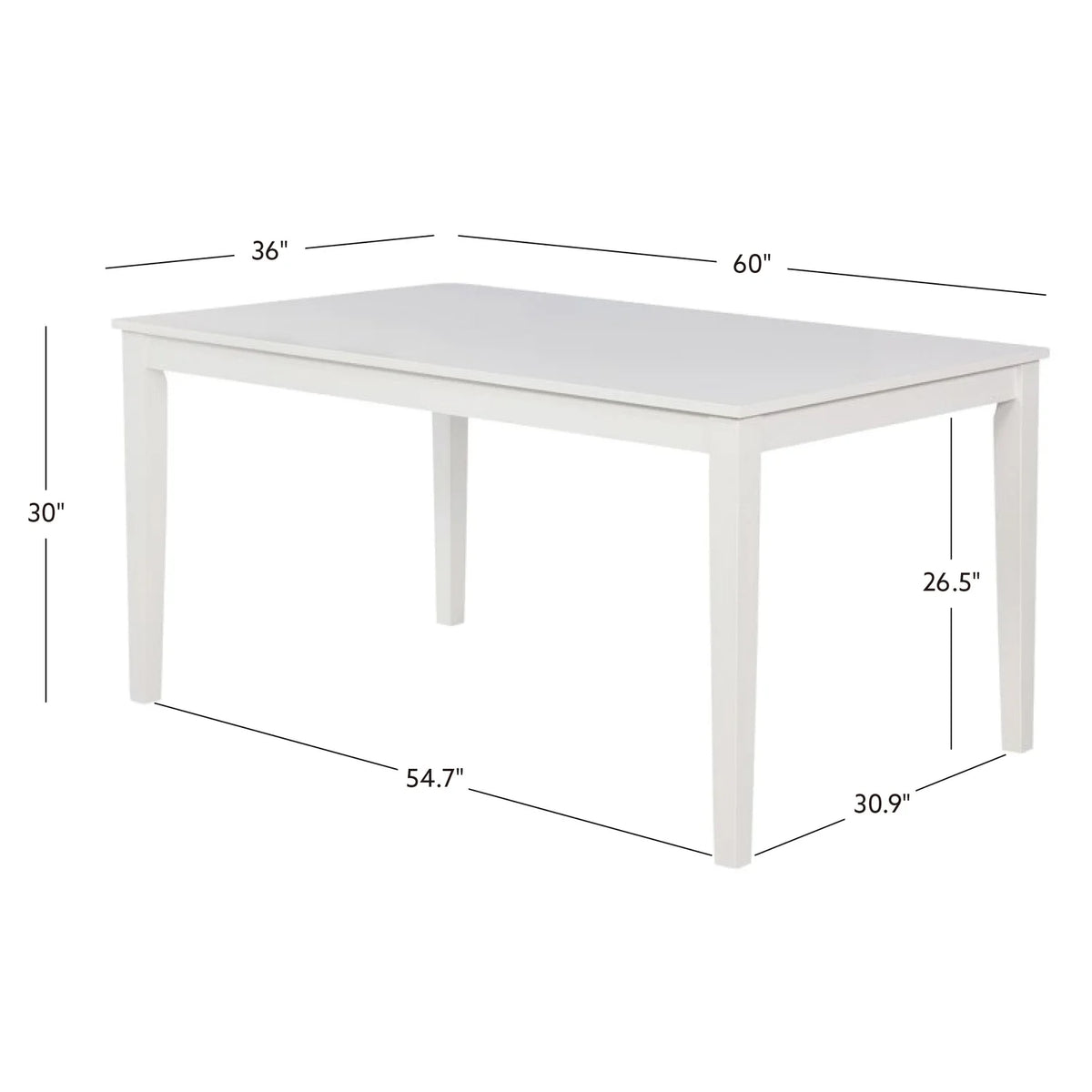 White Dining Table W56083