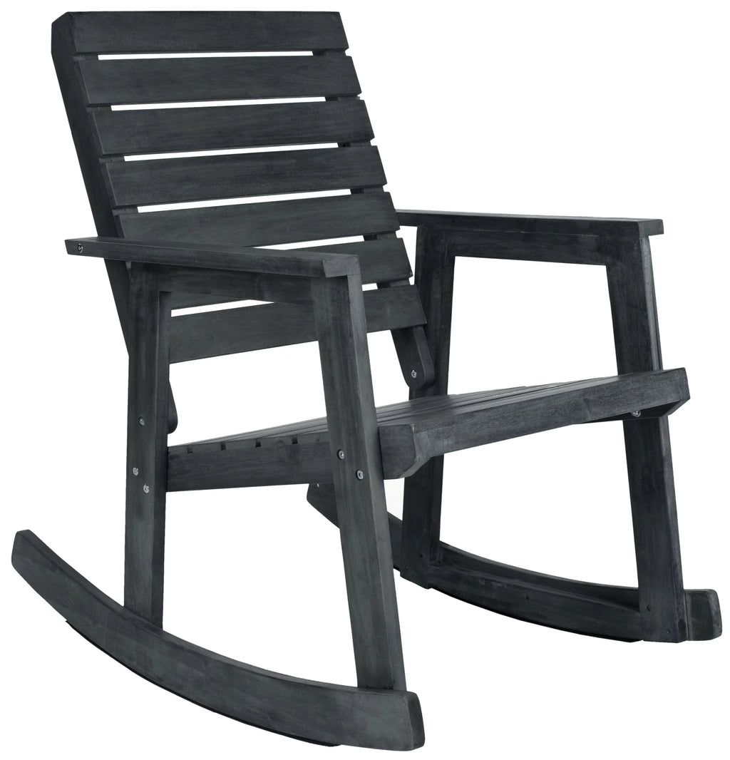 Dark Slate Grey Acacia Rocking Chair R540188