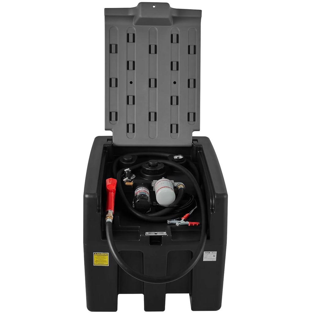 Portable 58 Gal Diesel Fuel Tank with 12V Transfer Pump F949