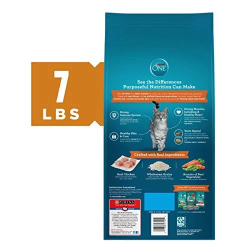 Natural Dry Cat Food With Real Chicken 7 lb. Bag V896