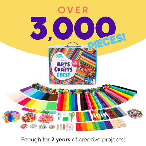 3000+ Pcs Arts and Crafts Supplies Craft Kit T5485