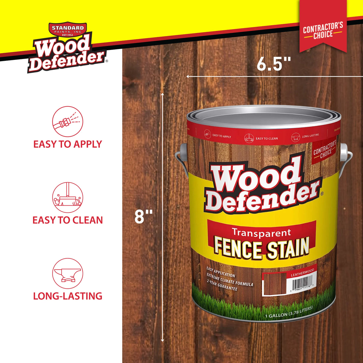 Transparent Fence Stain gallon G84468