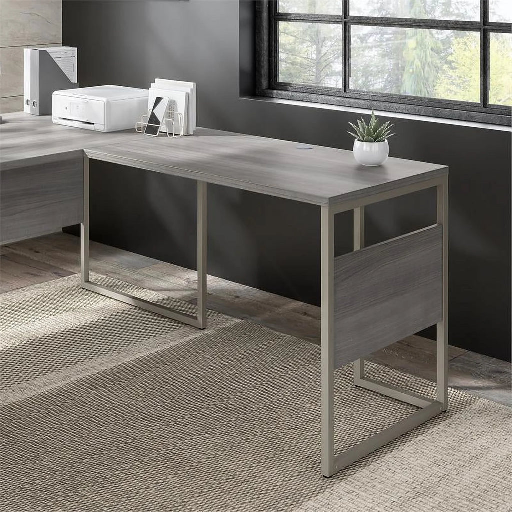 42W x 24D Desk Return/Bridge in Platinum Gray U112609