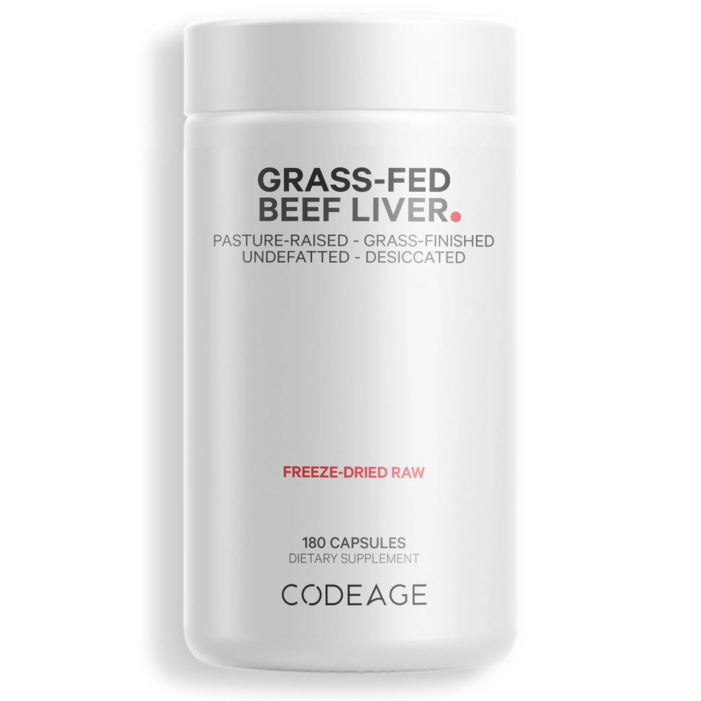 Grass-Fed Beef Liver Freeze-Dried Supplement, 180 ct Z367