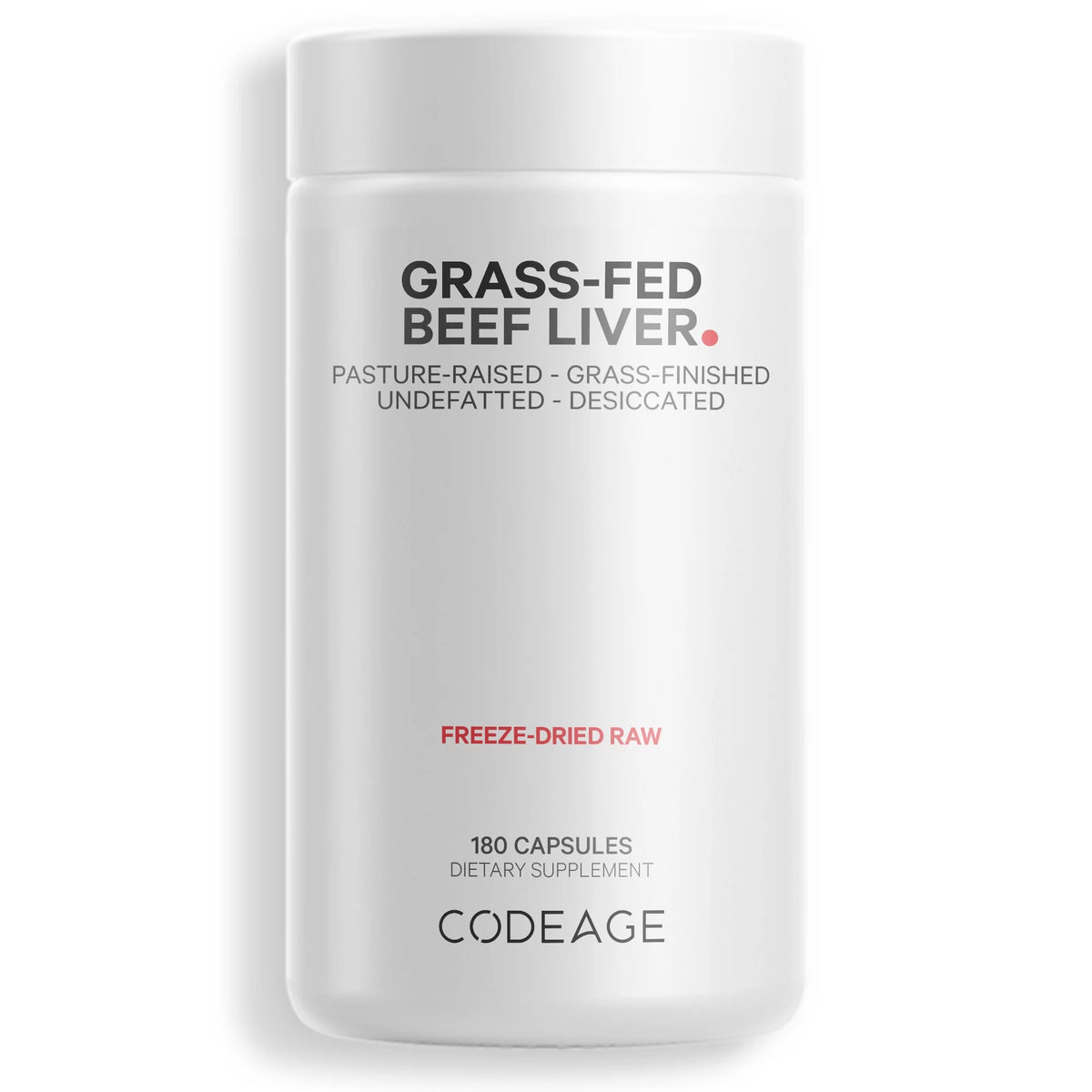Grass-Fed Beef Liver Freeze-Dried Supplement, 180 ct Z367
