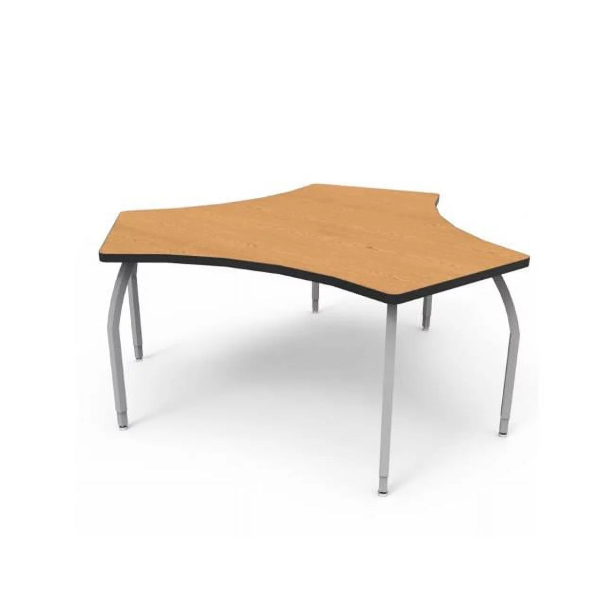 Oak Laminate Desk with 4 Adjustable Legs C564236