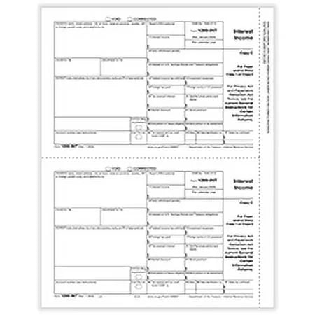 IRS Approved Tax Forms, 100/Pk K66862