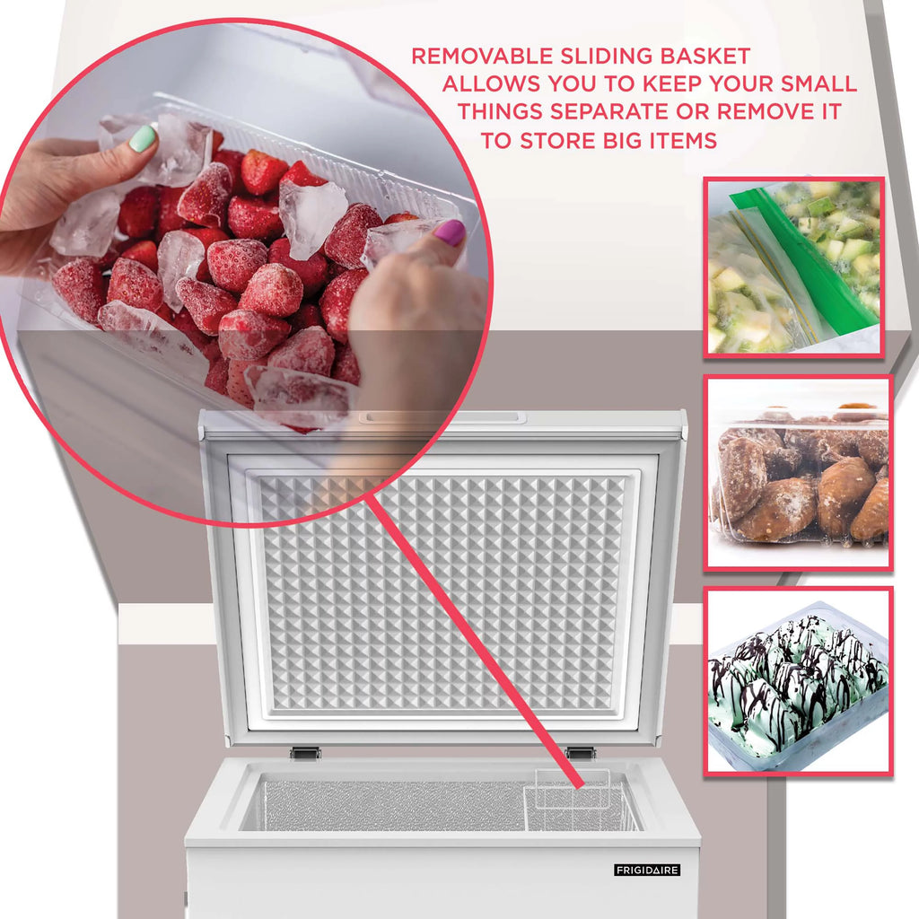5.0 Cu. ft. Chest Freezer White D937