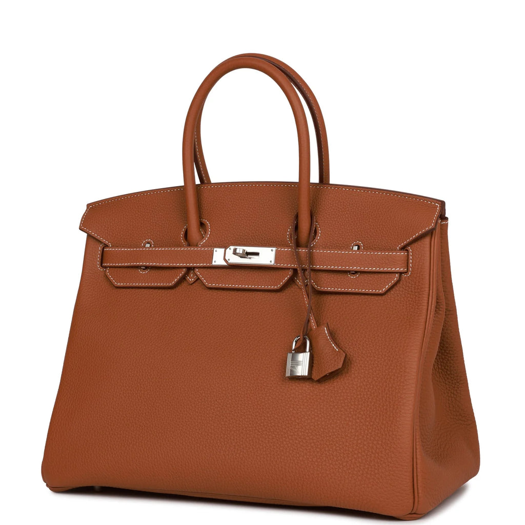 Gold Togo Palladium Hardware Bag M755