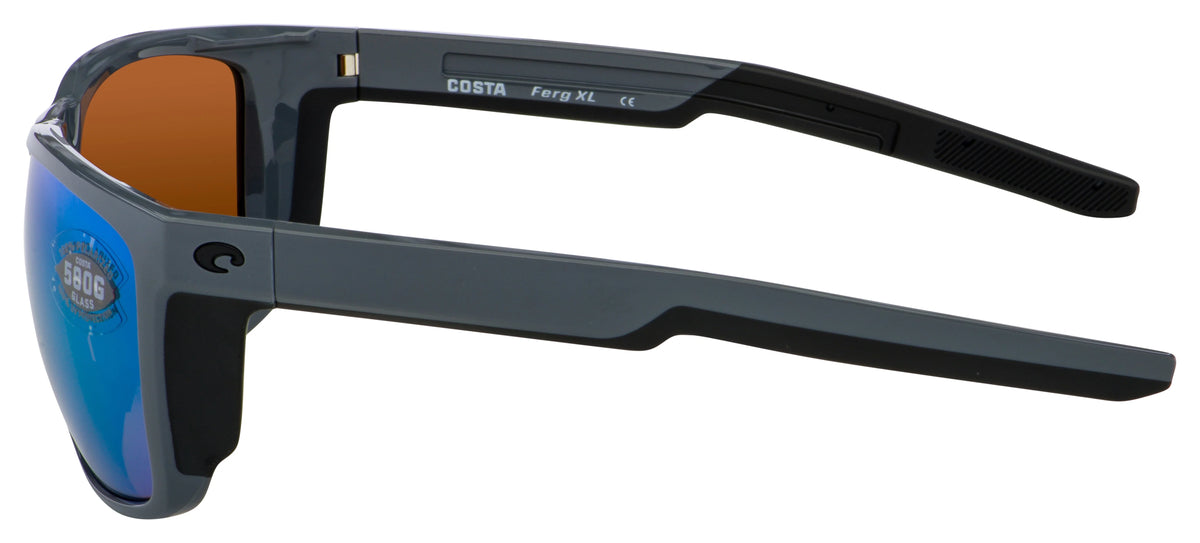 Green Mirror Polarized Glass Men's Sunglasses U64553