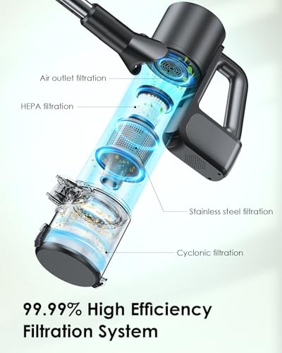 40Kpa Lightweight Cordless Stick Vacuum Cleaner J842