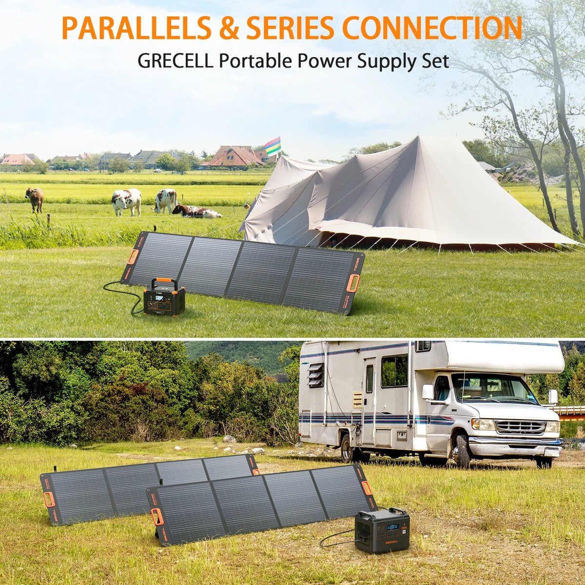 200W Portable Foldable Solar Panel Kit I1690