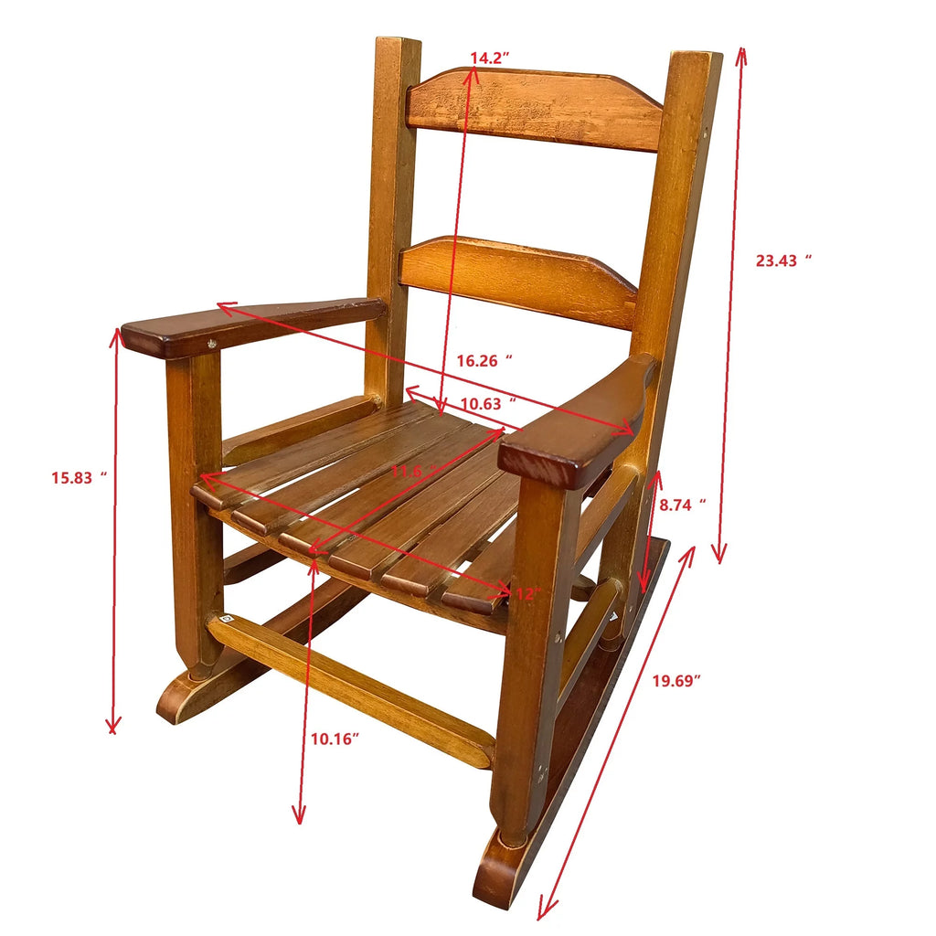 White Solid Wood Rocking Chair X810