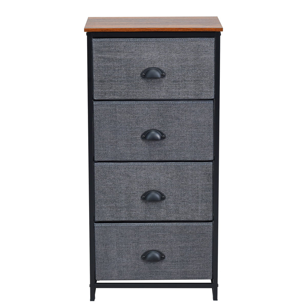 Black 4 Drawer Dresser X7026