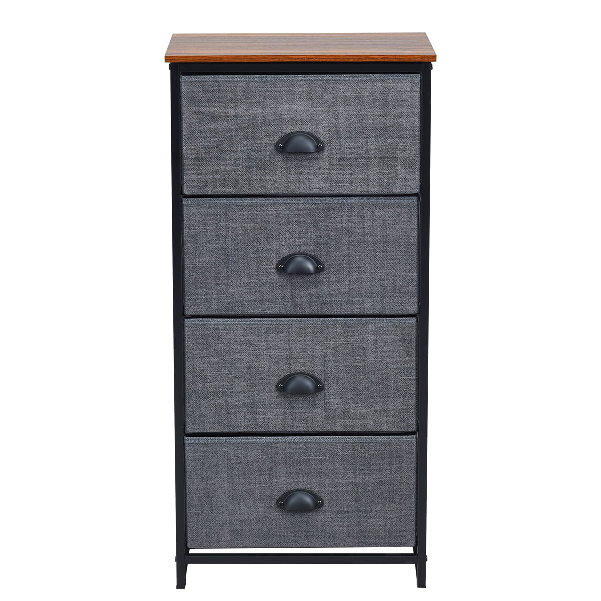 Black 4 Drawer Dresser X7026