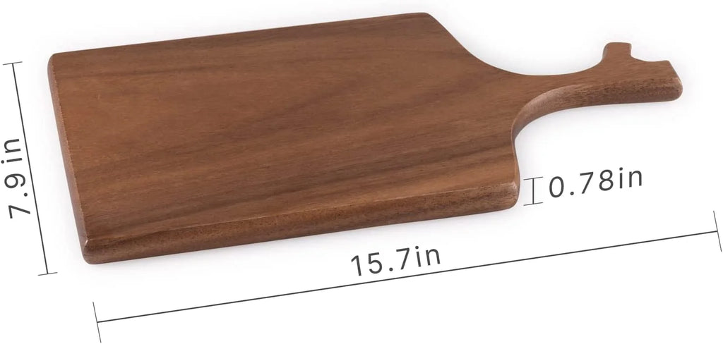 Acacia Wooden Cutting Board with Grip Handle H85836