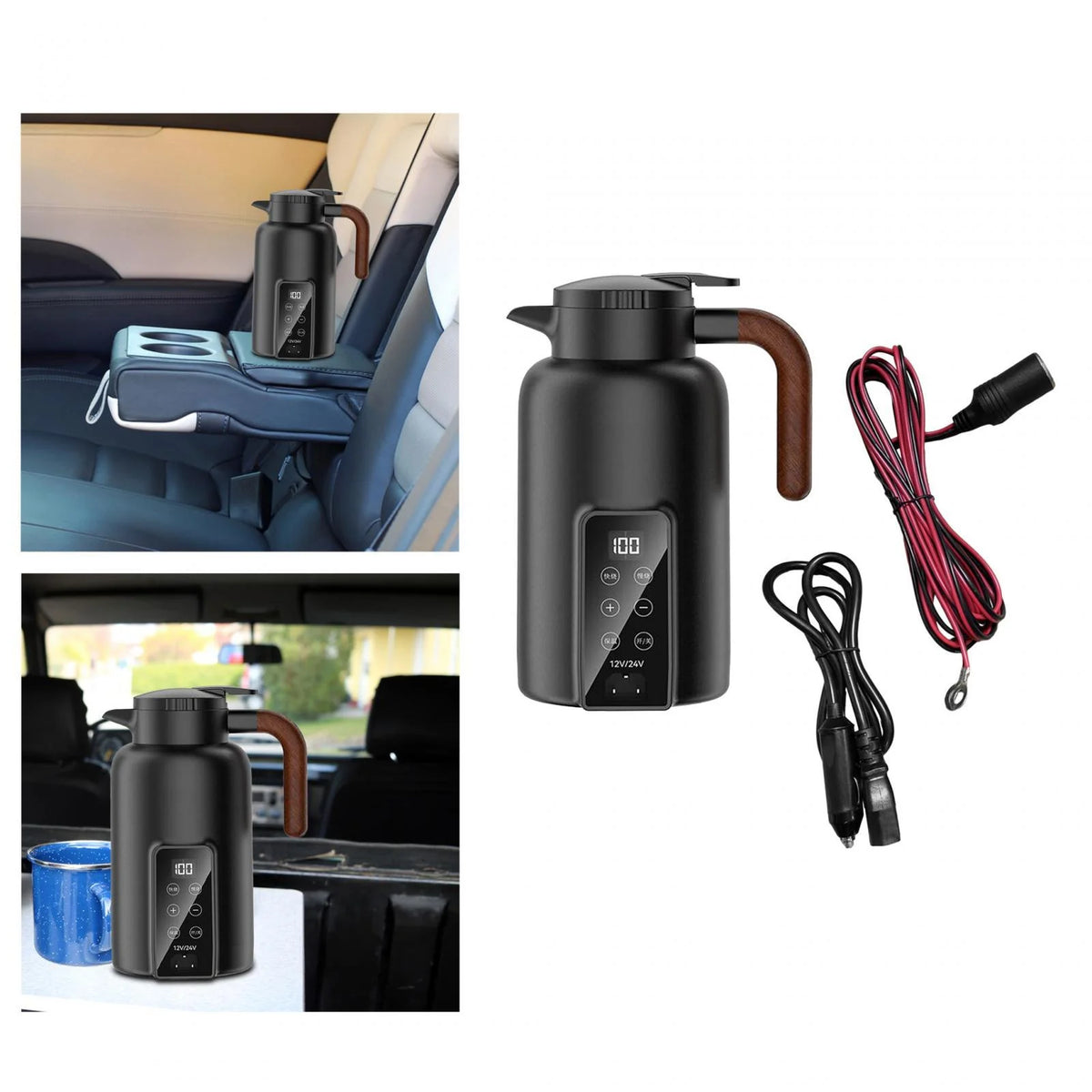 Black Car Heating Cup S81565
