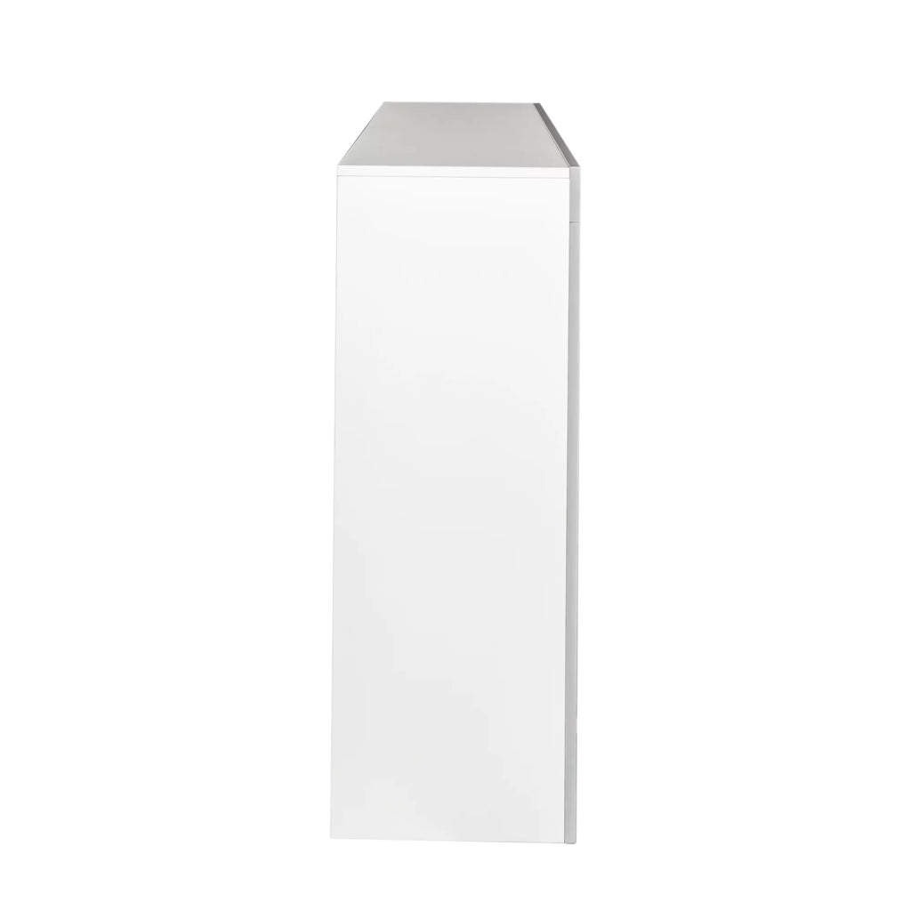 Black High Gloss Sideboard Storage Cabinet with LED Light T676943