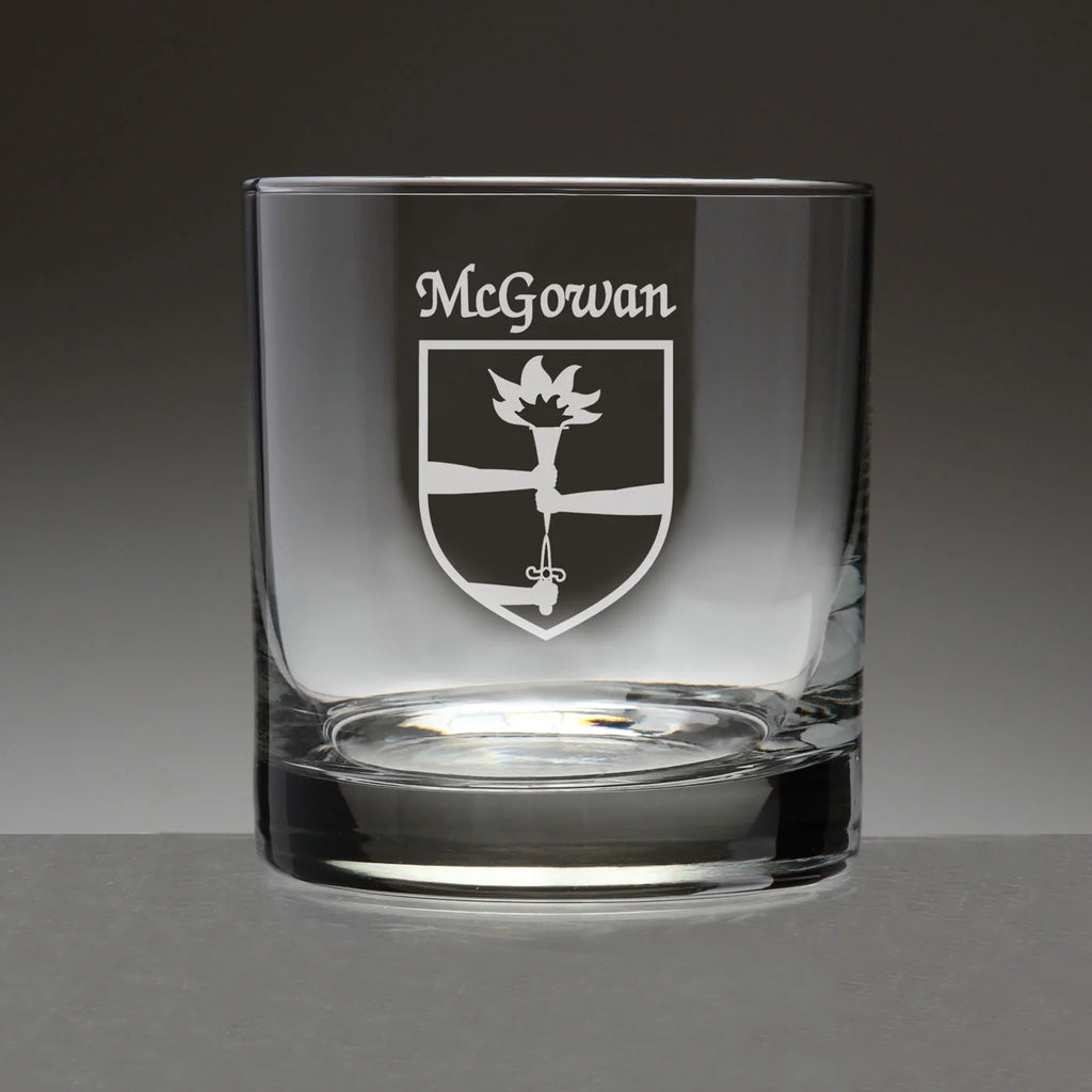Set of 4 Etched Tumbler Glasses L2044
