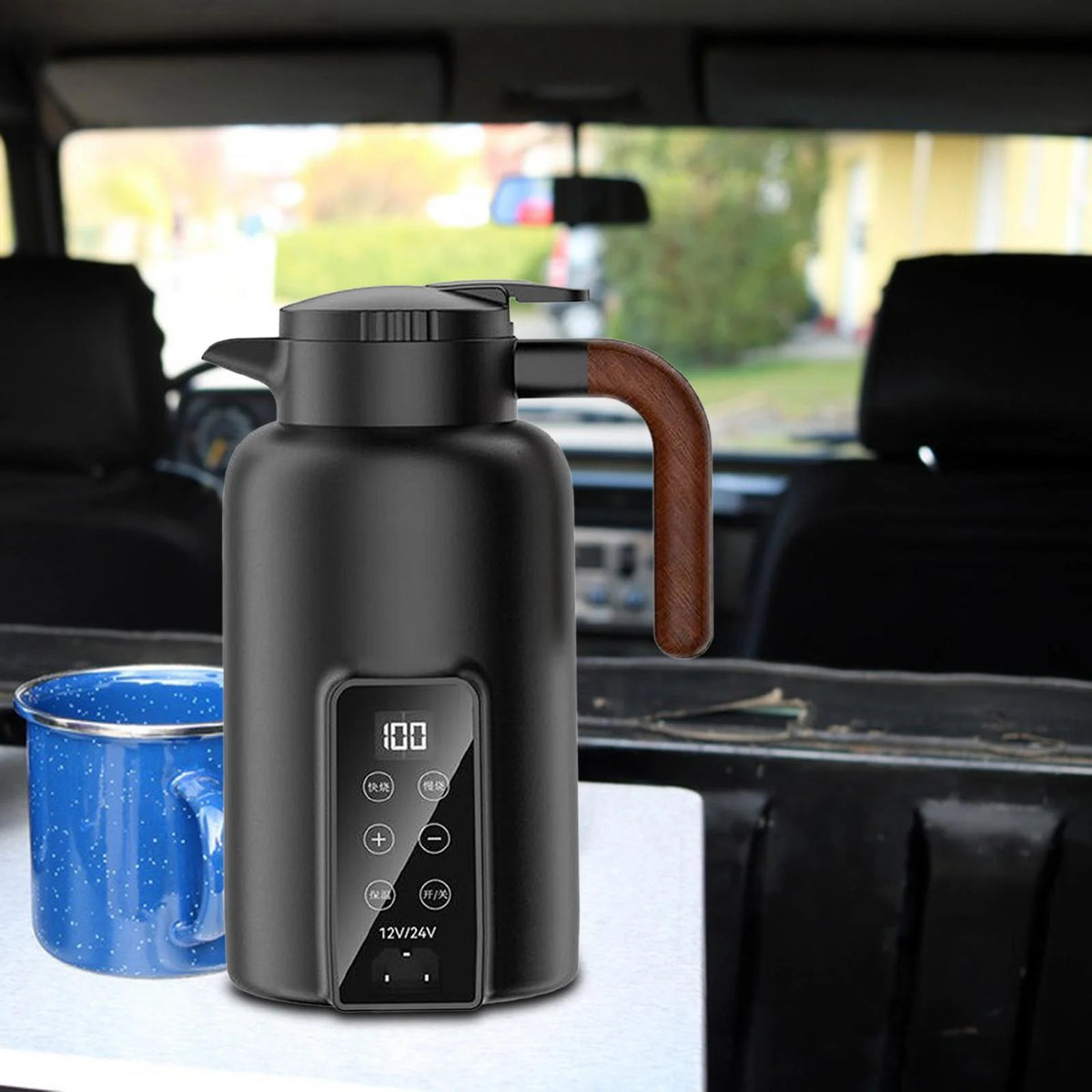 Black Car Heating Cup S81565