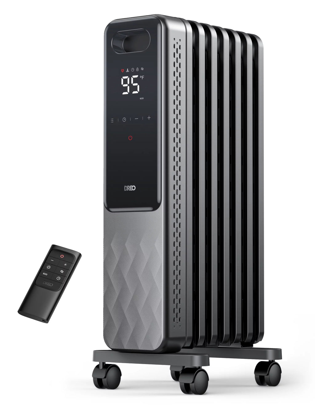 1500W Oil Filled Radiator Heater with Remote L6823