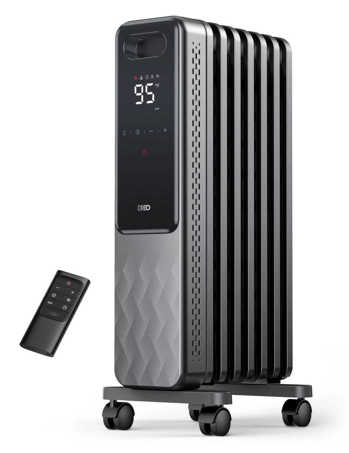 1500W Oil Filled Radiator Heater with Remote L6823