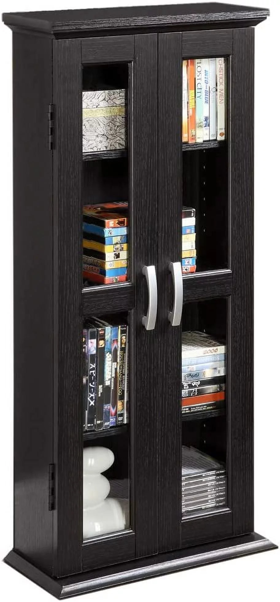 4 Tier Black Bookshelf H5622