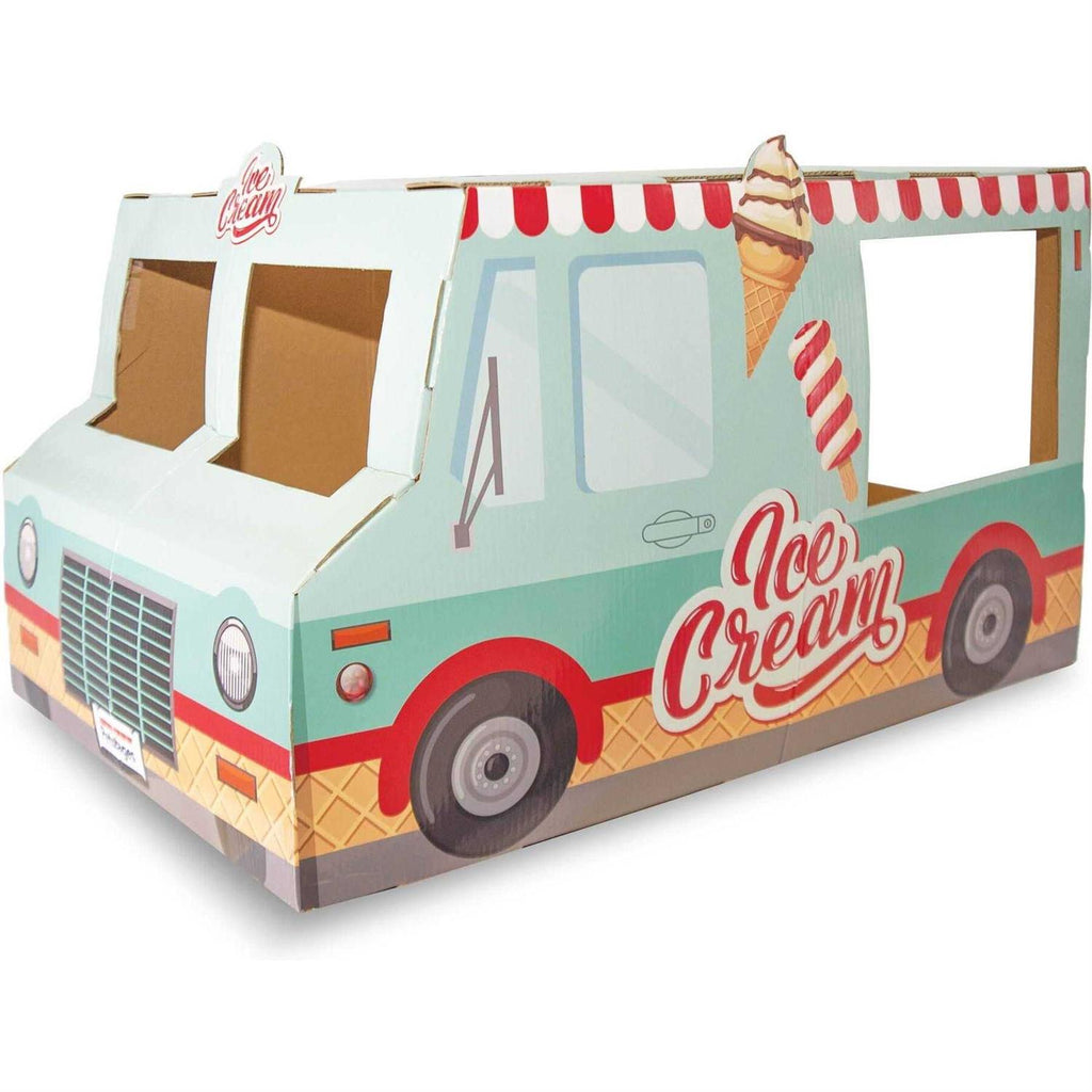 Cardboard Ice Cream Truck Cat Toy A692111