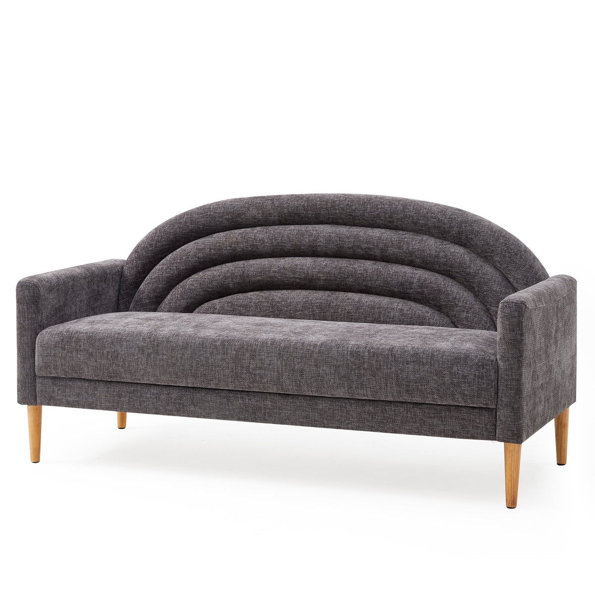 65" Grey Upholstered Three-seater Sofa D706182
