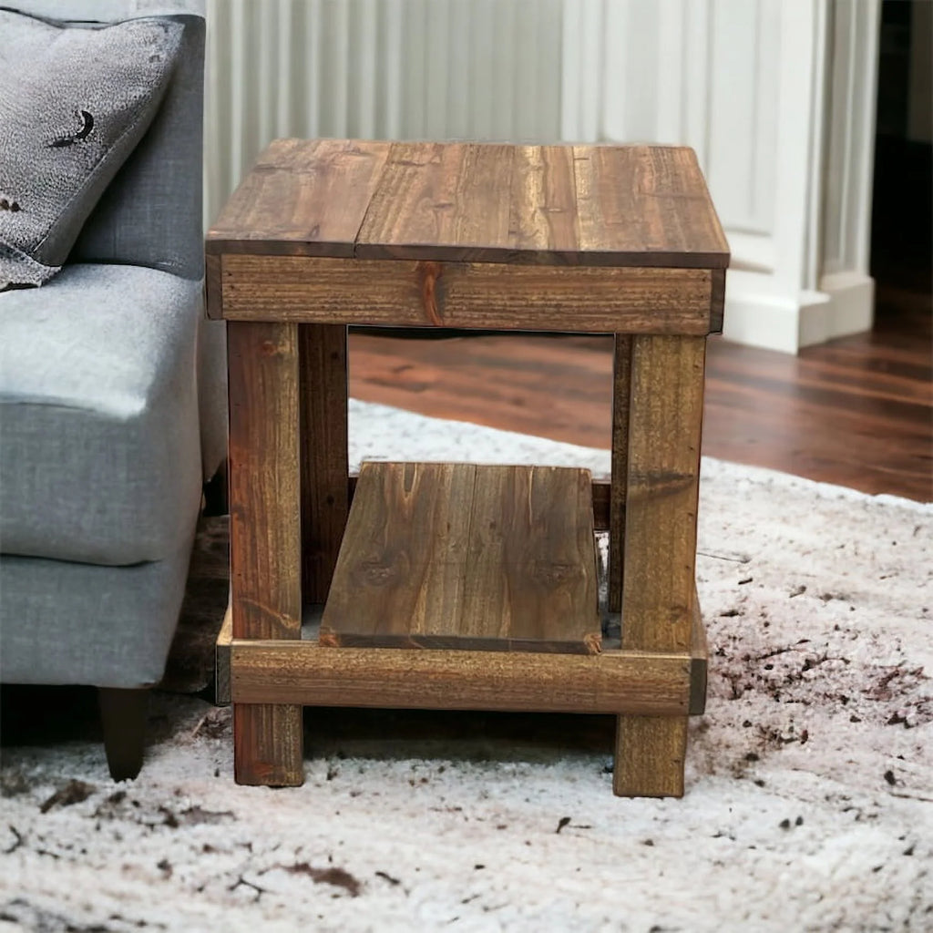 Solid Wood End Table E455
