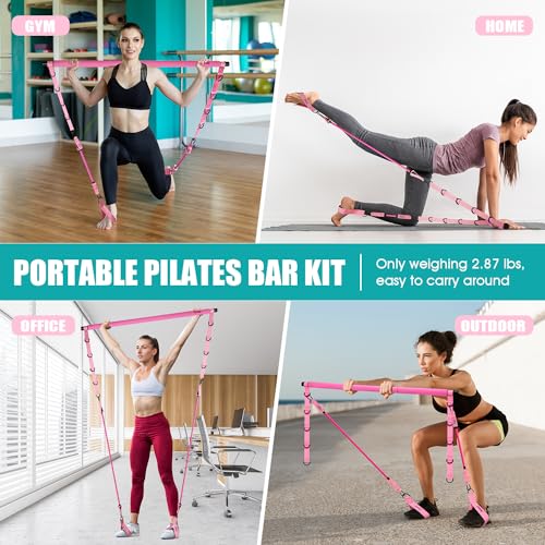 Pilates Bar Kit with Resistance Bands A4185