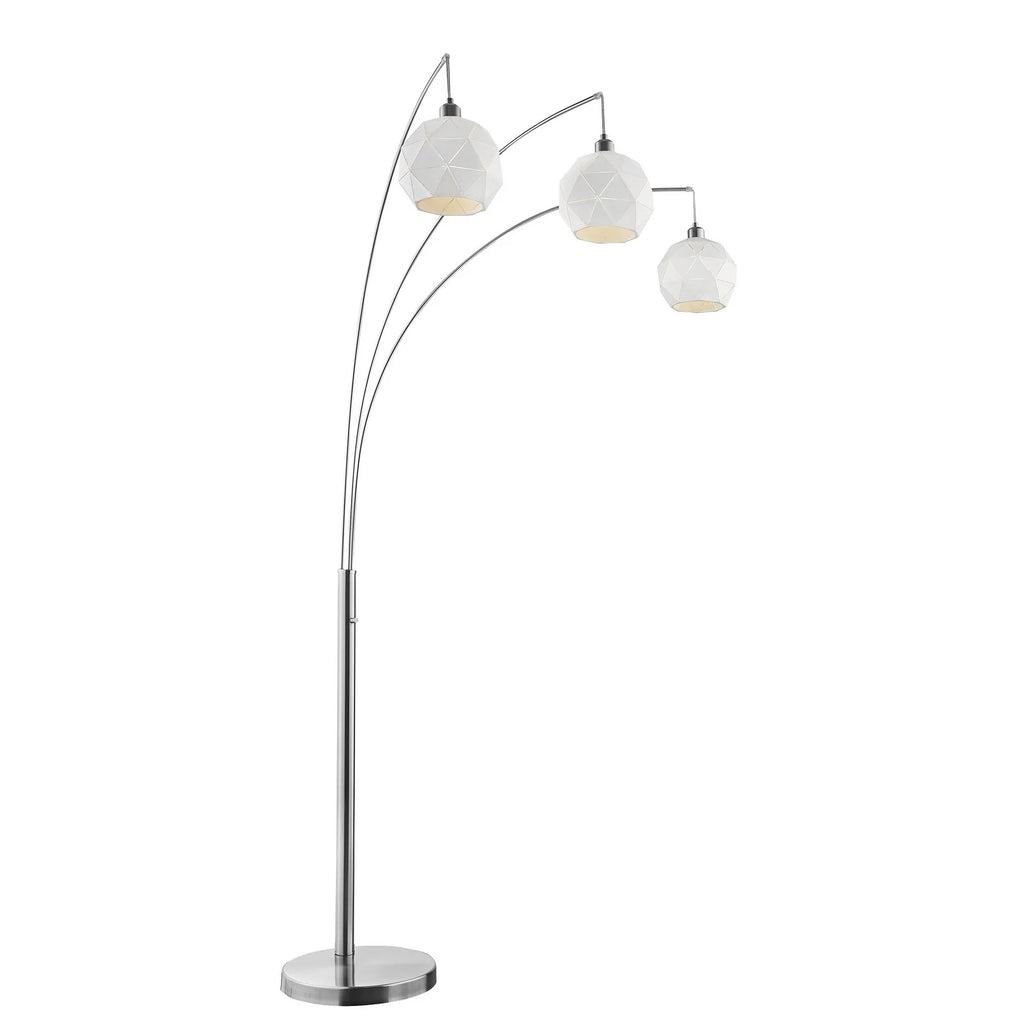 Three Light Arch Floor Lamp 50 Inches Wide by 85 Inches High M639636